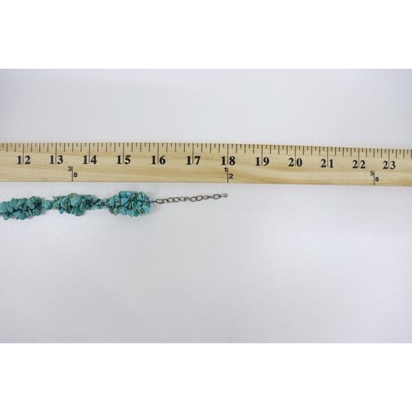 Turquoise Necklace with Hand Painted Koi Fish-Art to Wear-Beachy Coastal-Artsy - Picture 5 of 9